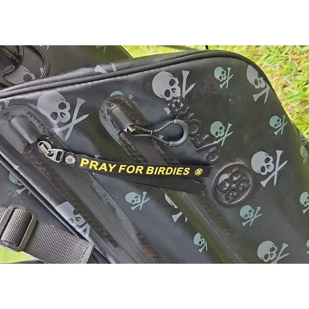 G/FORE & VESSEL Collaboration KILLER CARRY Golf Bag  Nylon Skull Black Limited
